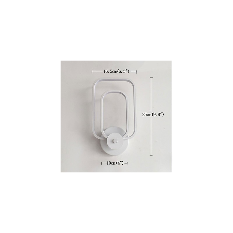 Lámpara de pared de aluminio moderna minimalista para balcón, escalera, lámpara de pared decorativa, luces de noche