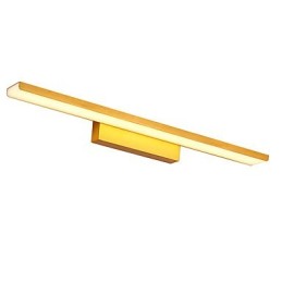 Lámpara de espejo de 32 W de alta calidad, luces de baño, materiales de aluminio y luces de pared de acrílico, iluminación de maquillaje