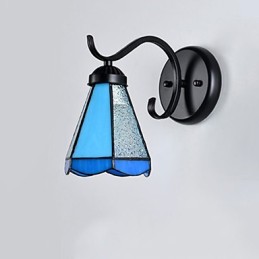 Apliques de pared con luz empotrada con pintura rústica tipo cabaña