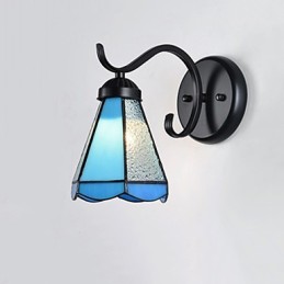 Apliques de pared con luz empotrada con pintura rústica tipo cabaña