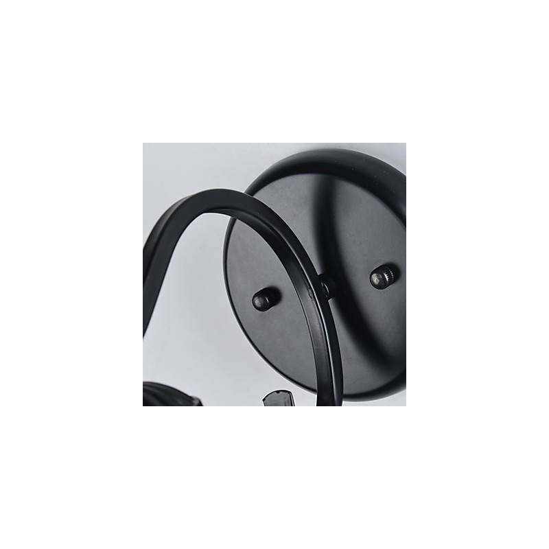 Apliques de pared con luz empotrada con pintura rústica tipo cabaña