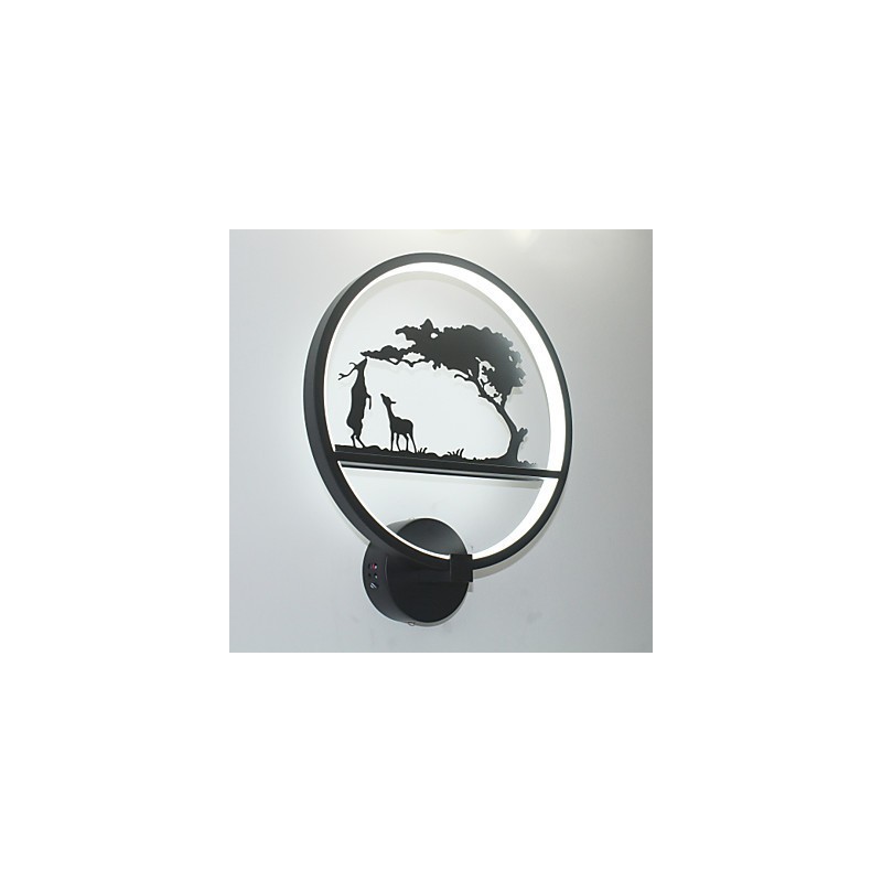 Lámpara de pared de aluminio de nueva iluminación, lámpara de pared moderna y sencilla, luces artísticas para pasillos, iluminación comercial para mesita de noche