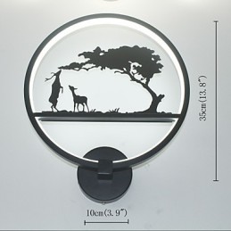 Lámpara de pared de aluminio de nueva iluminación, lámpara de pared moderna y sencilla, luces artísticas para pasillos, iluminación comercial para mesita de noche