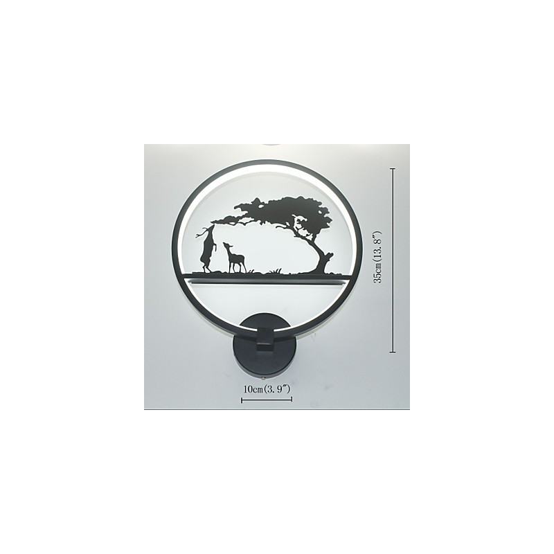 Lámpara de pared de aluminio de nueva iluminación, lámpara de pared moderna y sencilla, luces artísticas para pasillos, iluminación comercial para mesita de noche