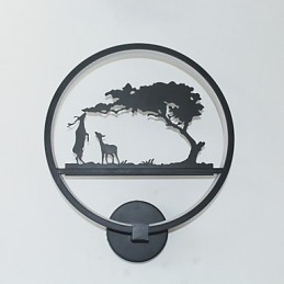 Lámpara de pared de aluminio de nueva iluminación, lámpara de pared moderna y sencilla, luces artísticas para pasillos, iluminación comercial para mesita de noche