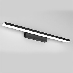 Lámpara de espejo Luces de baño Materiales de aluminio y acrílico Luces de pared Iluminación de maquillaje