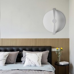 Lámpara de pared de hierro forjado estilo cabaña, estilo rústico, moderna, contemporánea, con pintura decorativa para iluminación ambiental de estilo mini.
