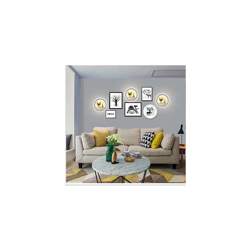 Lámpara de pared para sala de estar, minimalista, moderna, creativa, decorativa, para dormitorio y mesita de noche.