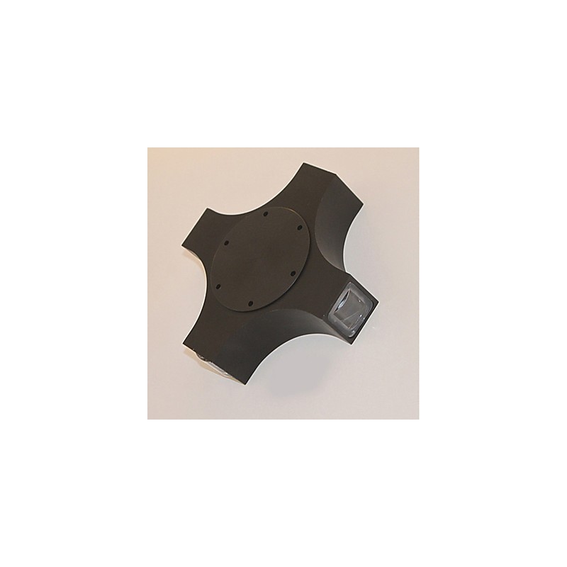 Aplique de pared con luz ambiental, novedoso y sencillo, integrado, para proteger los ojos, lámpara de pared impermeable para patio al aire libre con forma de estrella cruzada