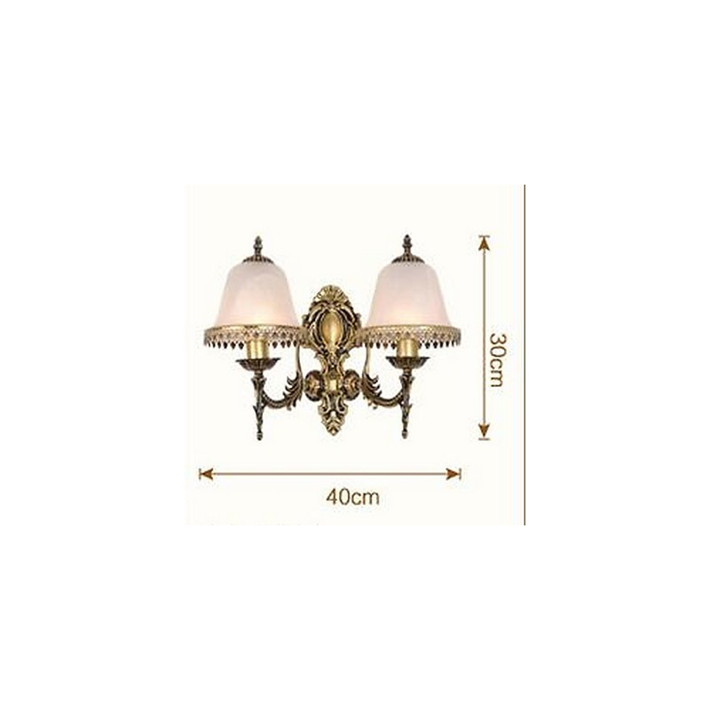 Apliques de pared vintage con luz descendente y acabado galvanizado