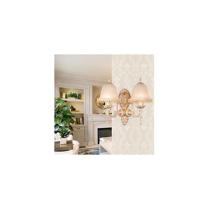 Apliques de pared vintage con luz descendente y acabado galvanizado