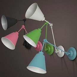 Apliques de pared con luz ambiental contemporánea moderna y característica