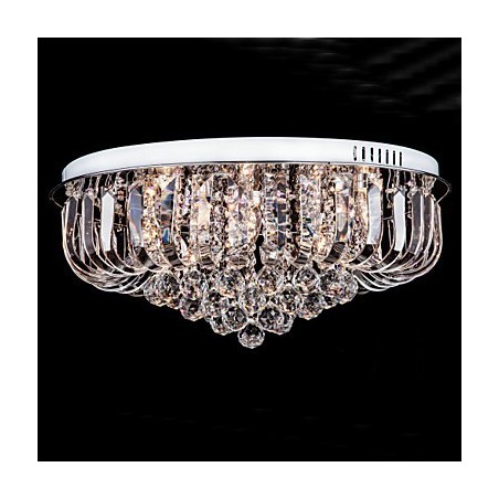 Lámpara de techo de cristal tradicional clásica de metal Lámpara de techo de cristal tradicional clásica de metal