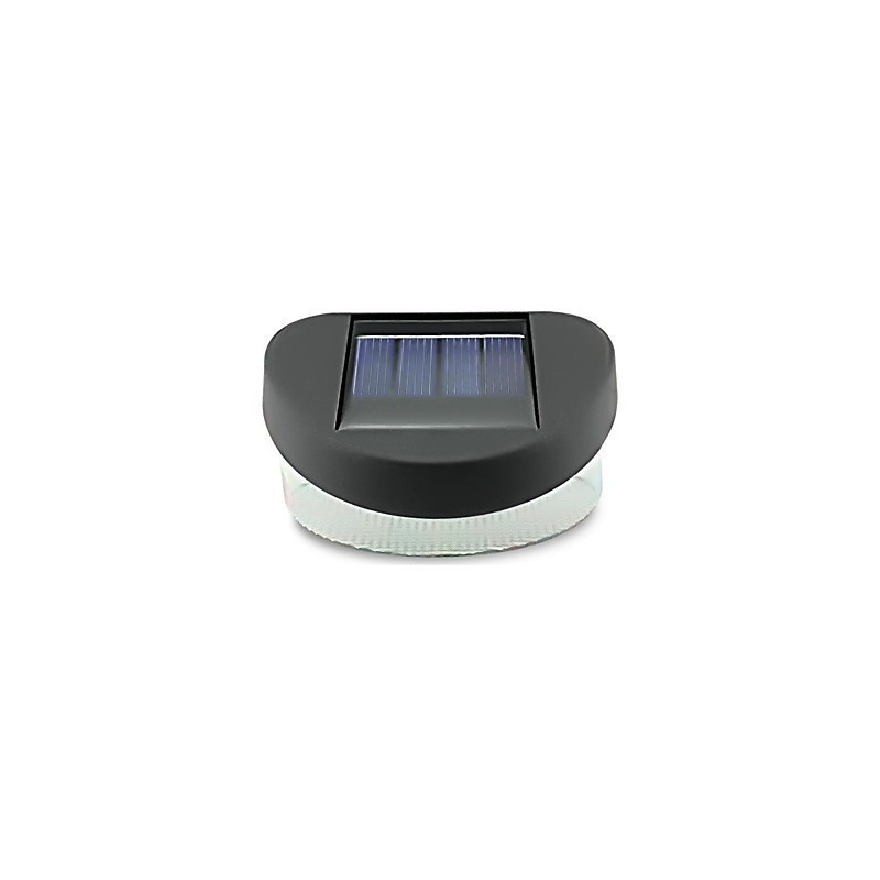 Luz solar blanca para camino, pared, paisaje, montaje en pared, luz para valla de jardín
