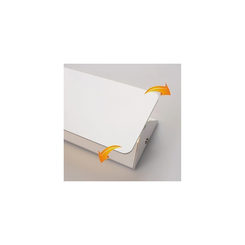 Lámpara de pared moderna, aplique de pared de aluminio ajustable para dormitorio, comedor, sala de estar, iluminación interior, luminaria de pared