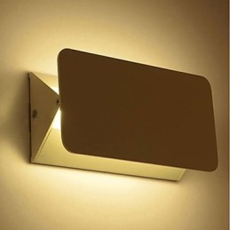 Lámpara de pared moderna, aplique de pared de aluminio ajustable para dormitorio, comedor, sala de estar, iluminación interior, luminaria de pared