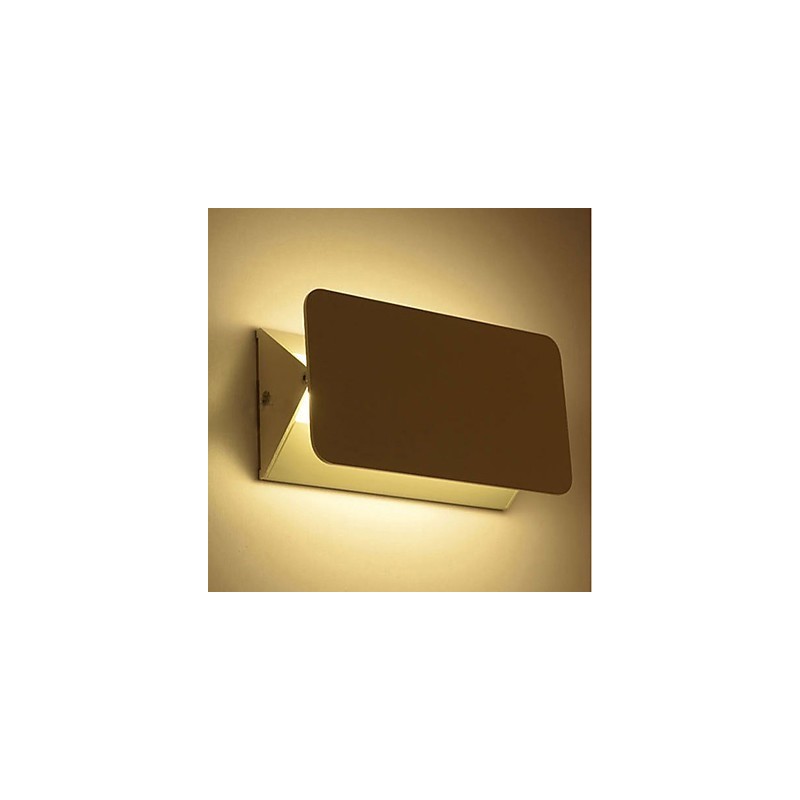 Lámpara de pared moderna, aplique de pared de aluminio ajustable para dormitorio, comedor, sala de estar, iluminación interior, luminaria de pared