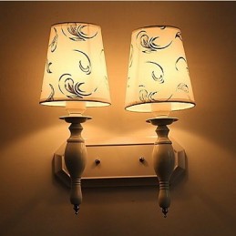 Apliques de pared modernos, contemporáneos, con iluminación ascendente y acabado galvanizado