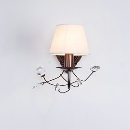 Aplique de pared con luz ambiental estilo rústico estilo cabaña, galvanizado, para iluminación ambiental en miniatura.