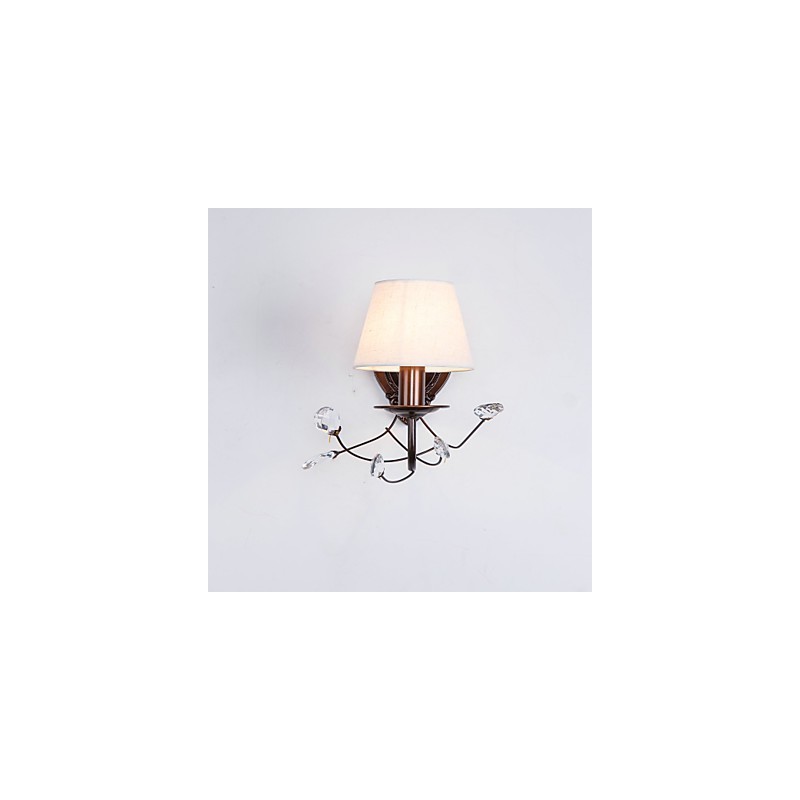 Aplique de pared con luz ambiental estilo rústico estilo cabaña, galvanizado, para iluminación ambiental en miniatura.