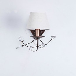 Aplique de pared con luz ambiental estilo rústico estilo cabaña, galvanizado, para iluminación ambiental en miniatura.