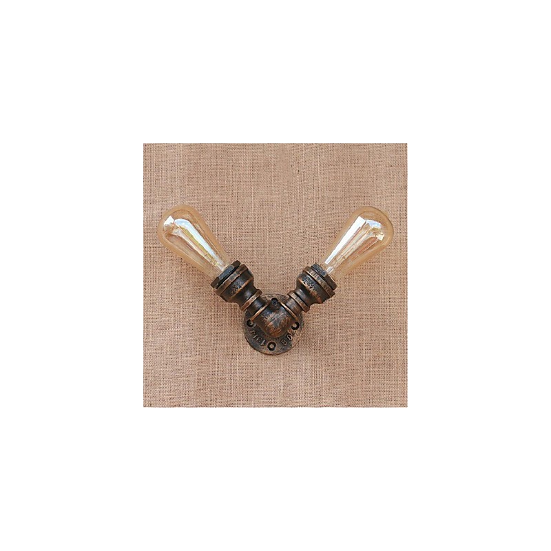 Lámpara de pared pequeña decorativa con pipa de agua sencilla y nostálgica