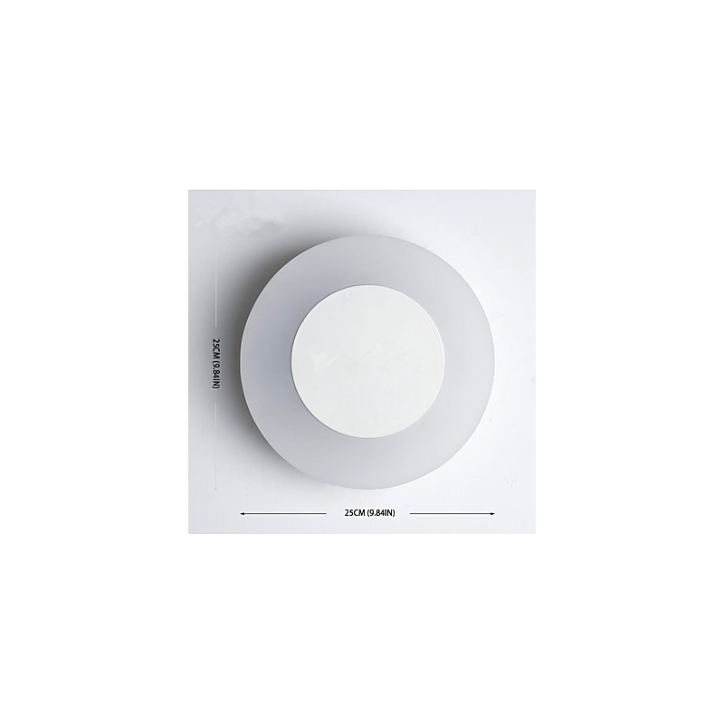 Apliques de pared modernos contemporáneos integrados para luz ambiental Lámpara de pared