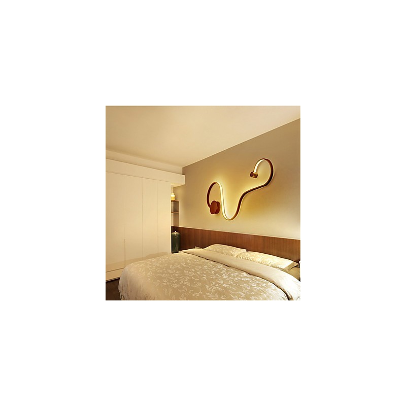 Lámparas de pared modernas de metal creativas para sala de estar, pasillo, dormitorio, habitaciones de hotel, iluminación decorativa de noche