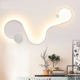 Lámparas de pared modernas de metal creativas para sala de estar, pasillo, dormitorio, habitaciones de hotel, iluminación decorativa de noche