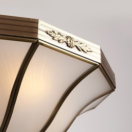 Lámpara de techo de cobre con diseño decorativo contemporáneo moderno