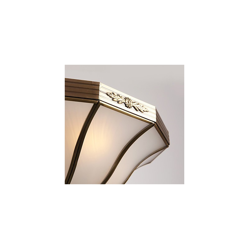 Lámpara de techo de cobre con diseño decorativo contemporáneo moderno