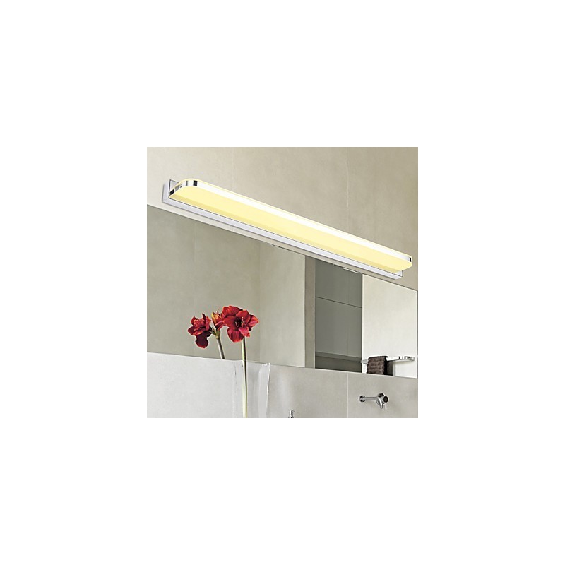 Iluminación de baño estilo mini, moderna y contemporánea, de metal.