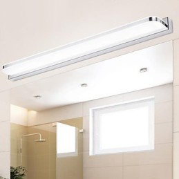 Iluminación de baño estilo mini, moderna y contemporánea, de metal.
