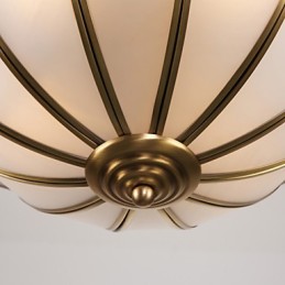 Lámpara de techo de cobre con diseño decorativo contemporáneo moderno