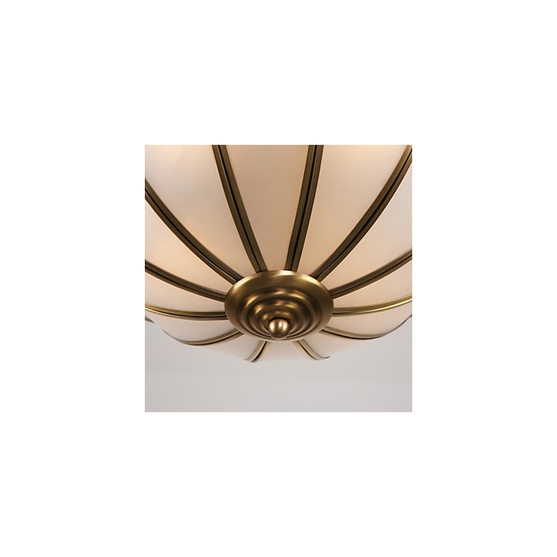 Lámpara de techo de cobre con diseño decorativo contemporáneo moderno