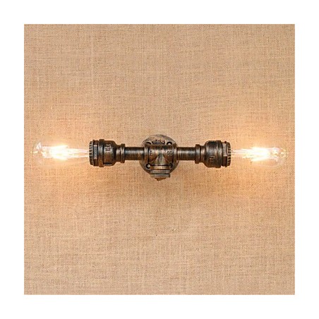 Apliques de pared con luz ambiental con pintura rústica tipo cabaña Apliques de pared con luz ambiental con pintura rústica tipo cabaña