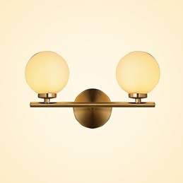 Lámpara de pared moderna contemporánea de bronce con función de mini apliques de pared de estilo uplight.