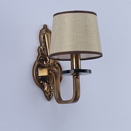 Apliques de pared con luz descendente, tradicionales, clásicos, galvanizados, con protección ocular