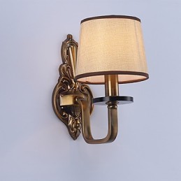 Apliques de pared con luz descendente, tradicionales, clásicos, galvanizados, con protección ocular