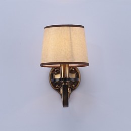 Apliques de pared con luz descendente, tradicionales, clásicos, galvanizados, con protección ocular