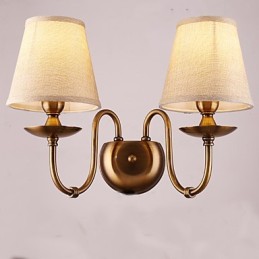 Apliques de pared con luz descendente, tradicionales, clásicos, galvanizados, con protección ocular
