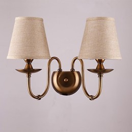 Apliques de pared con luz descendente, tradicionales, clásicos, galvanizados, con protección ocular