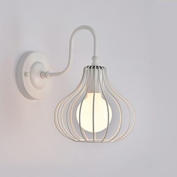 Aplique de pared con luz ambiental de estilo mini con pintura rústica clásica MaxTraditional