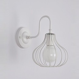 Aplique de pared con luz ambiental de estilo mini con pintura rústica clásica MaxTraditional