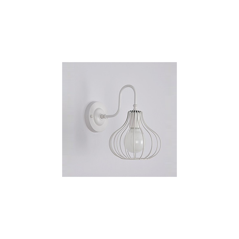 Aplique de pared con luz ambiental de estilo mini con pintura rústica clásica MaxTraditional