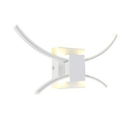 Apliques de pared con iluminación ascendente, anodizados, modernos y contemporáneos, para protección ocular.