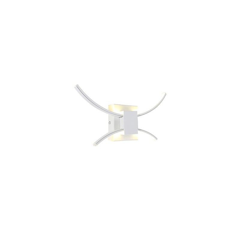 Apliques de pared con iluminación ascendente, anodizados, modernos y contemporáneos, para protección ocular.