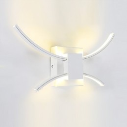 Apliques de pared con iluminación ascendente, anodizados, modernos y contemporáneos, para protección ocular.