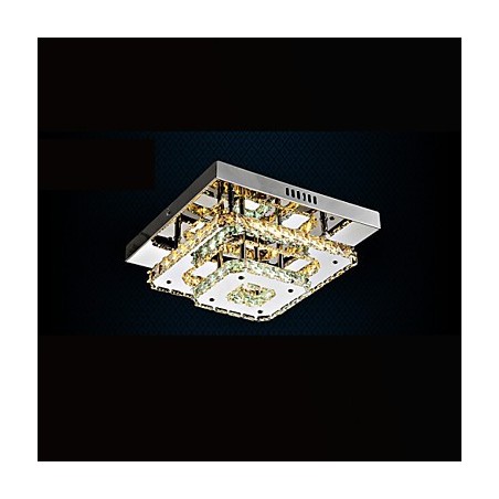 Lámparas de techo de cristal empotradas transparentes o ámbar K9 para interiores CE Lámparas de techo de cristal empotradas transparentes o ámbar K9 para interiores CE