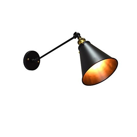 Lámpara de pared de hierro de una sola pared con pintura Buzz, lámpara de sable de luz negra tonta en la pared Lámpara de pared de hierro de una sola pared con pintura Buzz, lámpara de sable de luz negra tonta en la pared
